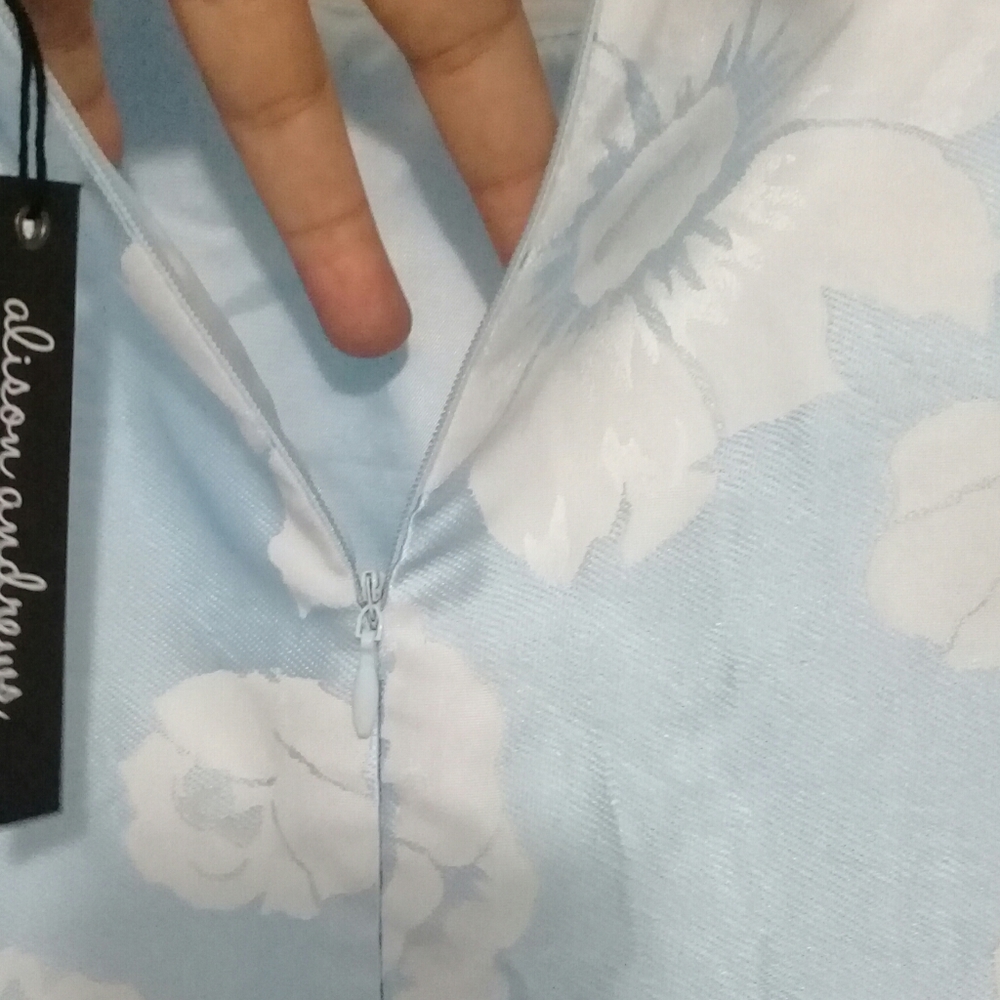 Blue floral dress - Picture 5 of 5